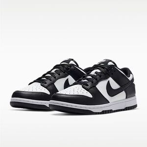 Nike- Black/White Dunk Low Sneakers - Women’s- Size 8.5